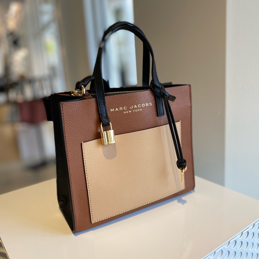 Marc Jacobs mini color block grind  Tote